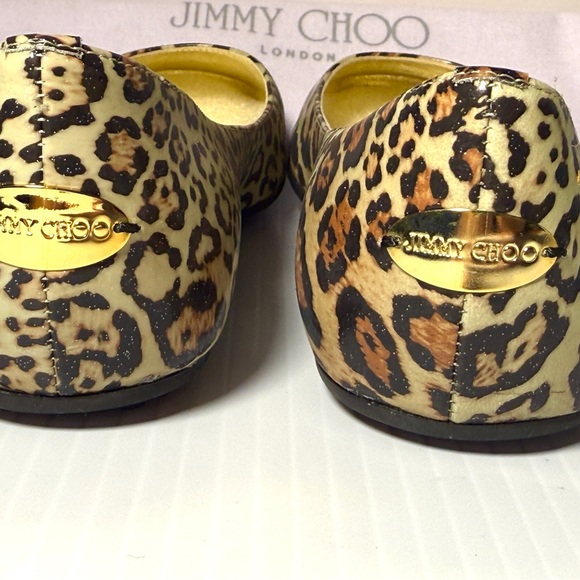 Jimmy Choo Animal Print Flats - Picture 4 of 7